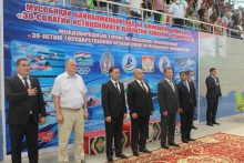 Церемония открытия международных соревнований по плаванию