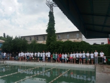 Start of swimming tournament